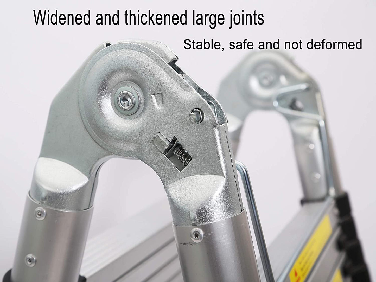 A-Type Folding Telescopic Ladder - Aluminium