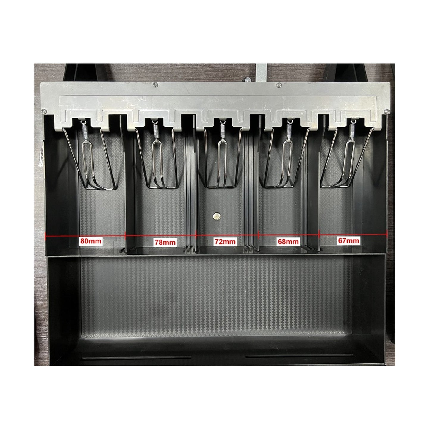 Electronic Metal Cash Drawer for POS - 5 Note 8 Coin Black