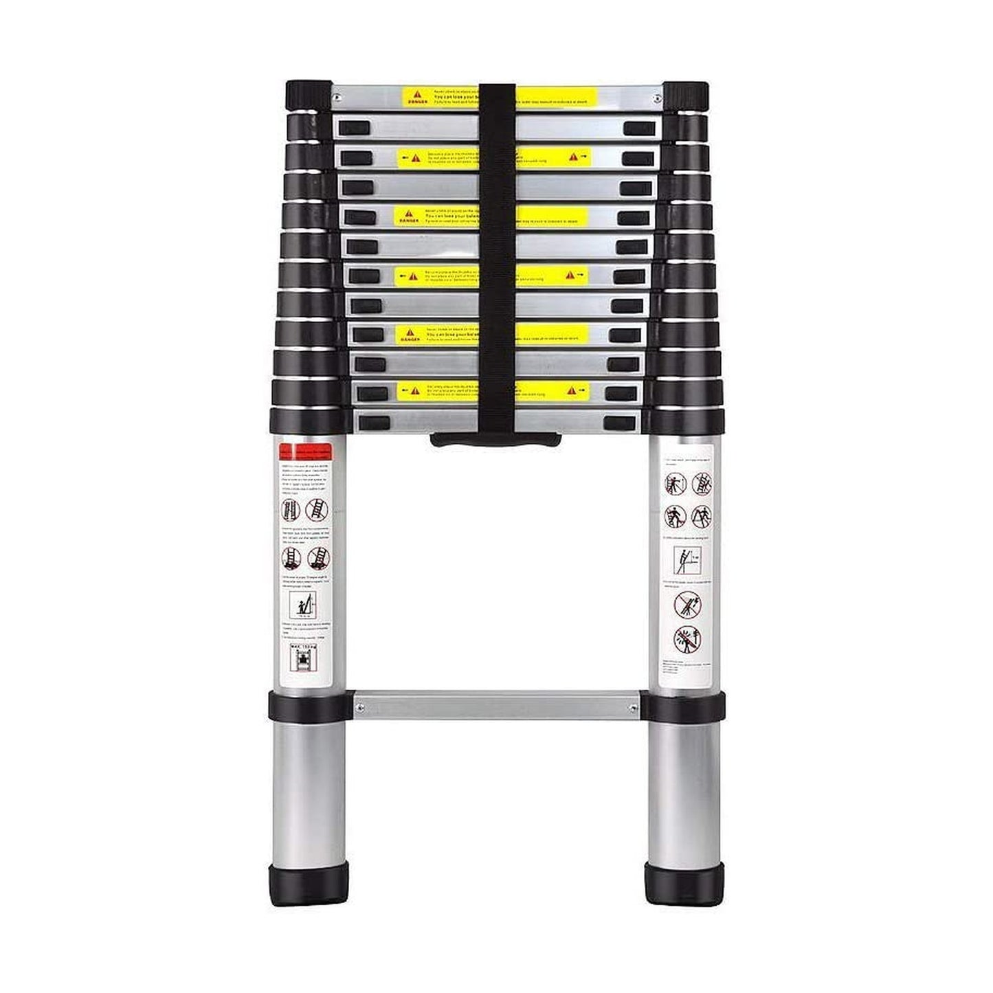 Expandable Telescopic Ladder - Aluminium - 12.5 Ft (3.8m)