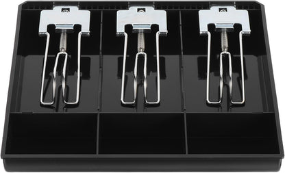 Cash Tray with Metal Clips - 3 Note 3 Coin