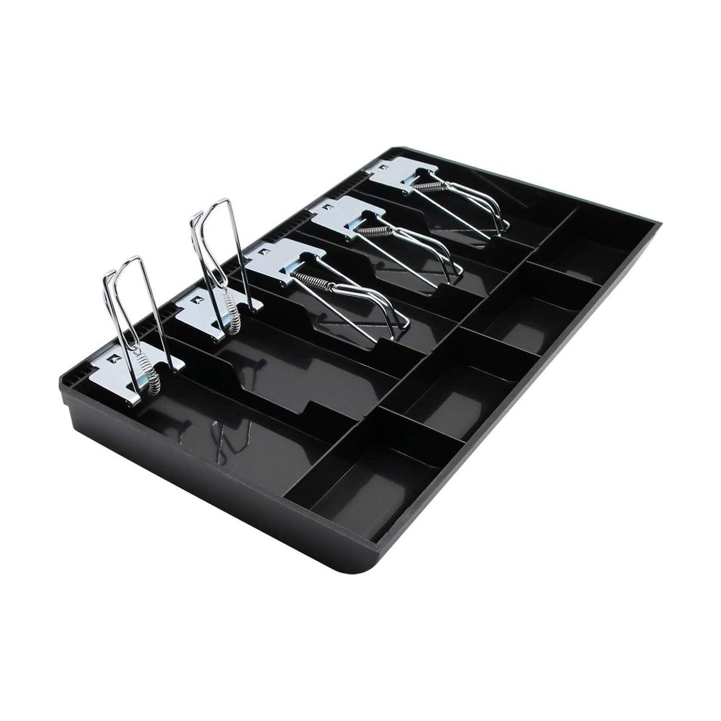 Cash Tray with Metal Clips - 5 Note 4 Coin