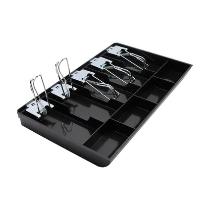 Cash Tray with Metal Clips - 5 Note 4 Coin
