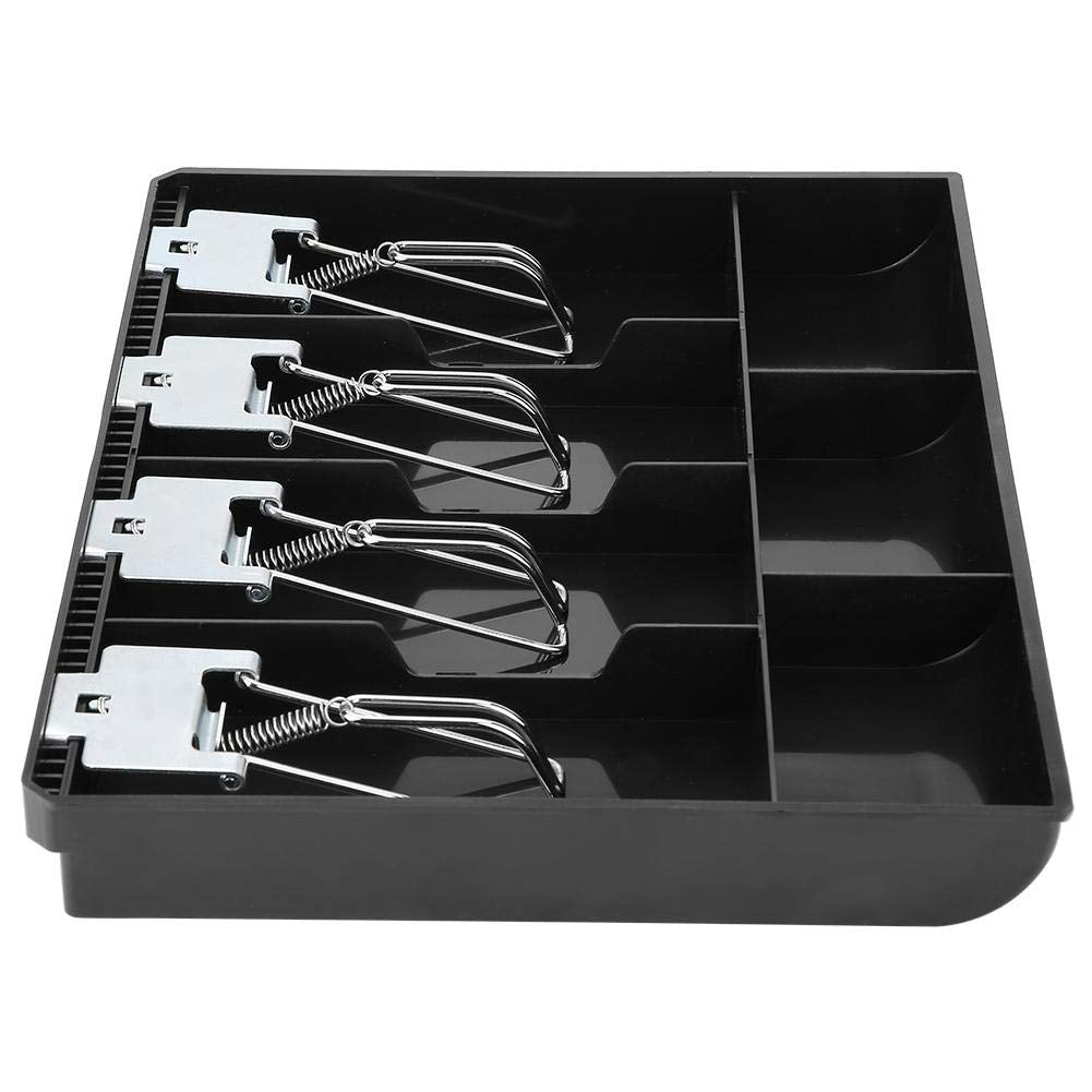 Cash Tray with Metal Clips - 4 Note 3 Coin