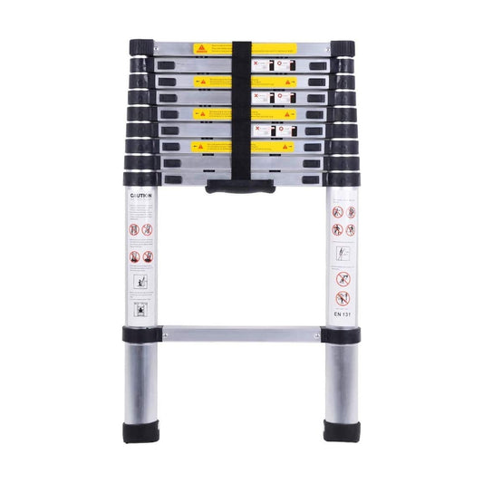 Expandable Telescopic Ladder - Aluminium - 9.5 Ft (2.9m)