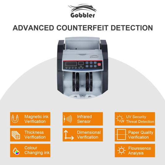 GB-4388-MG Note Counting Machine - Black