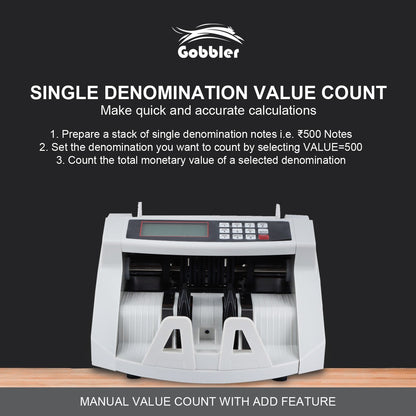GB-5388-MG Note Counting Machine - Gray