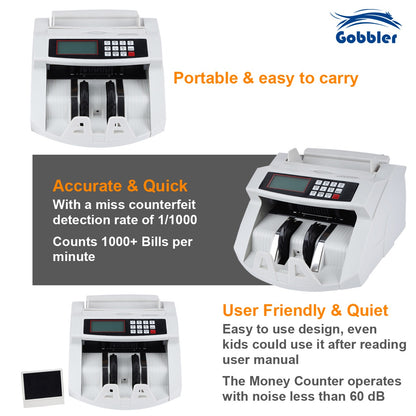 GB-5388-MG Note Counting Machine - Gray