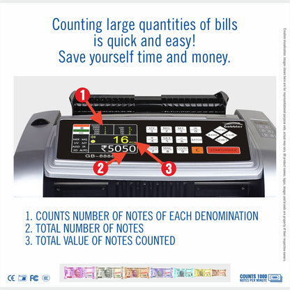 GB-8888-E Mix Note Value Counting Machine