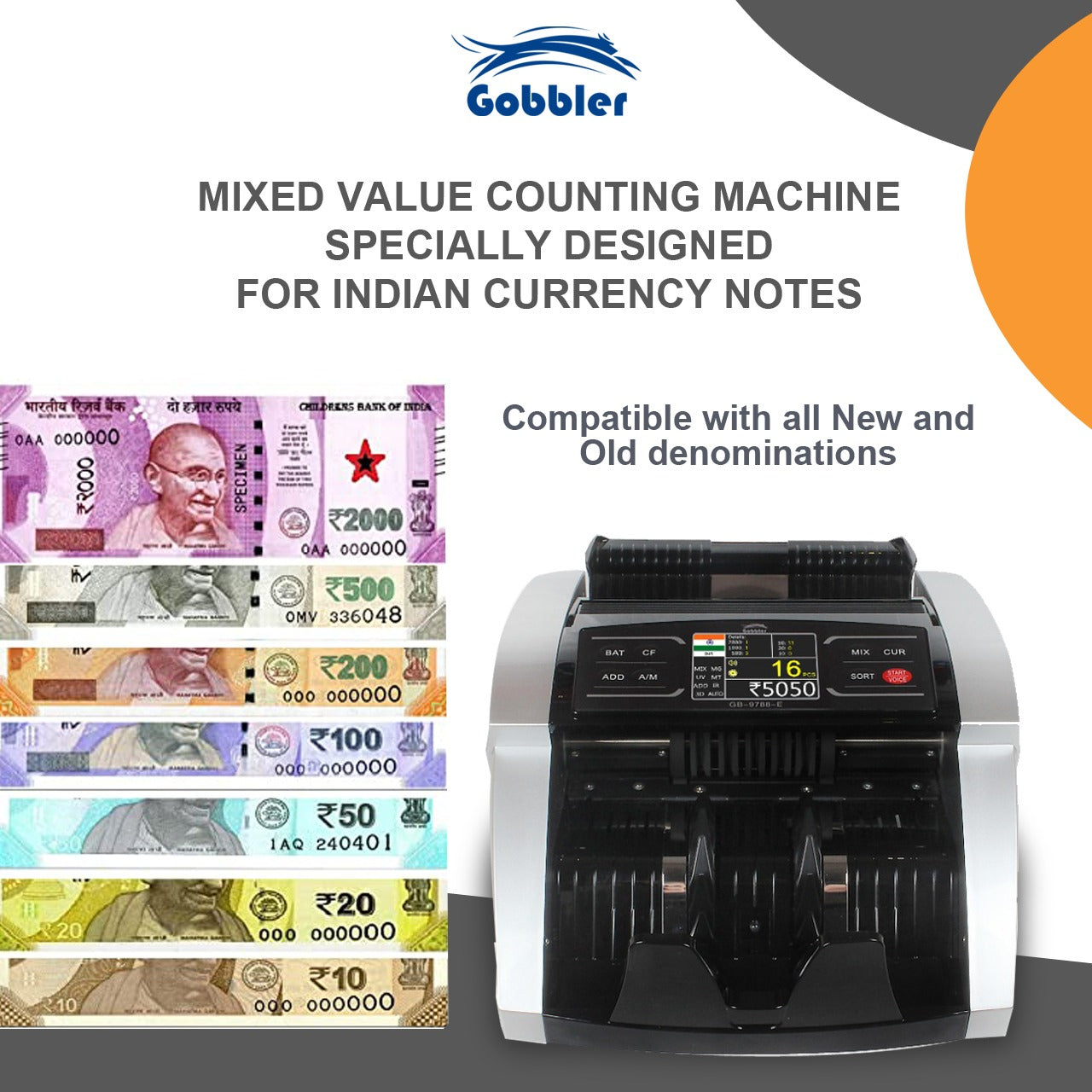 GB-9788 Mix Note Value Counting Machine