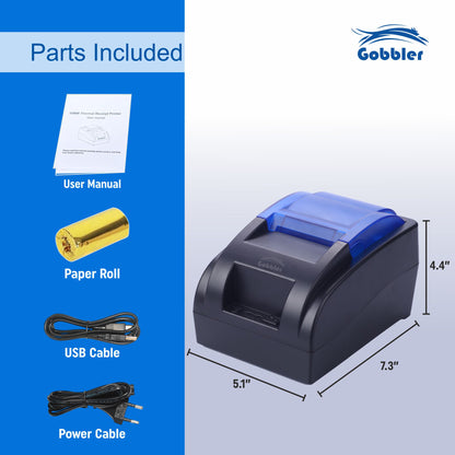 58mm Thermal Printer (HOP-H58) - USB + Bluetooth