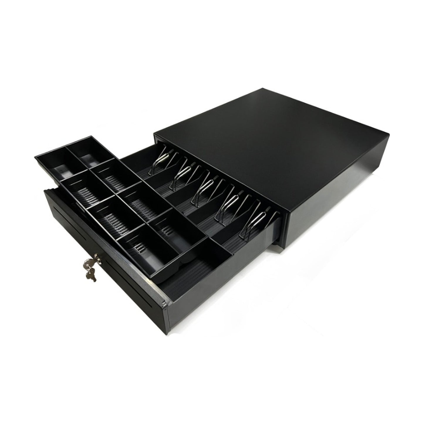 Electronic Metal Cash Drawer for POS - 5 Note 8 Coin Black