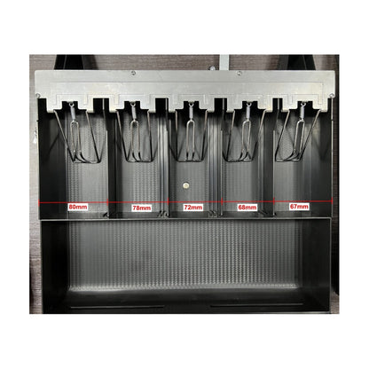 Electronic Metal Cash Drawer for POS - 5 Note 8 Coin Black