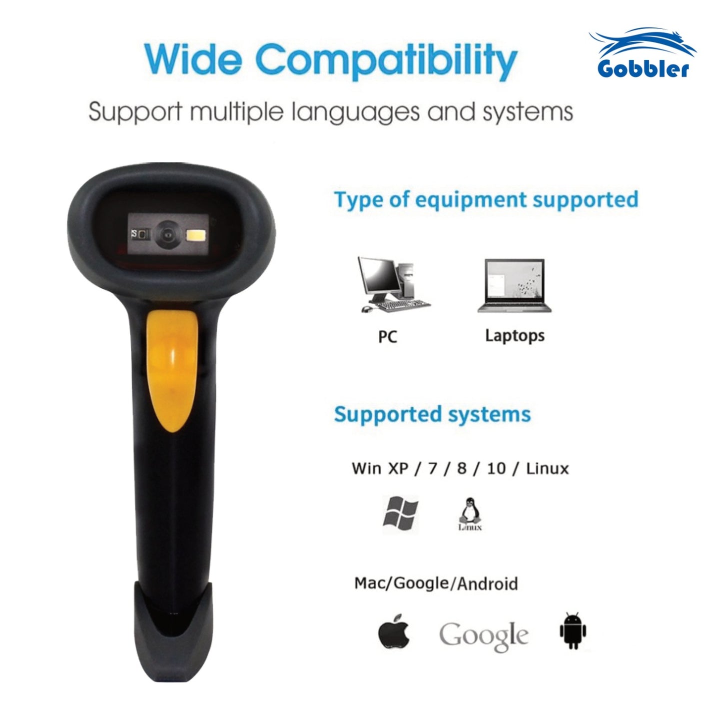 2D Barcode Scanner - Handheld Wireless