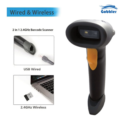 2D Barcode Scanner - Handheld Wireless