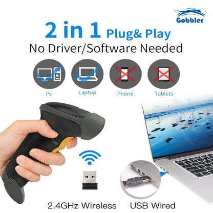 2D Barcode Scanner - Handheld Wireless