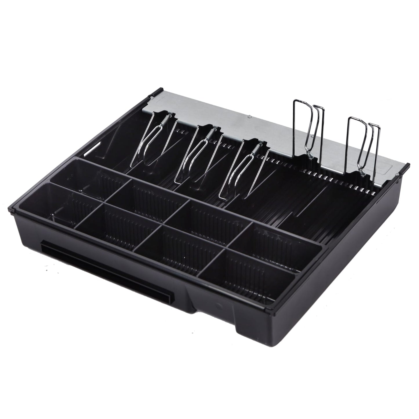 Cash Tray with Metal Clips - 5 Note 8 Coin