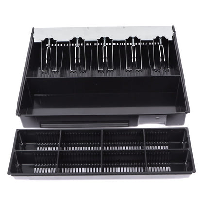 Cash Tray with Metal Clips - 5 Note 8 Coin
